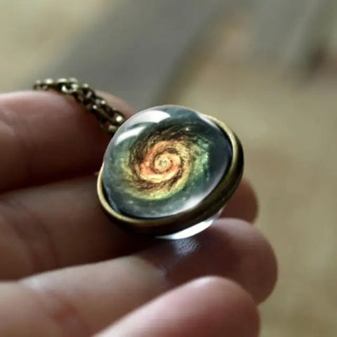 Bronze Galaxy Holes Necklace