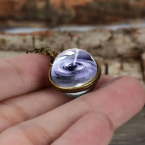 Bronze Galaxy Holes Necklace