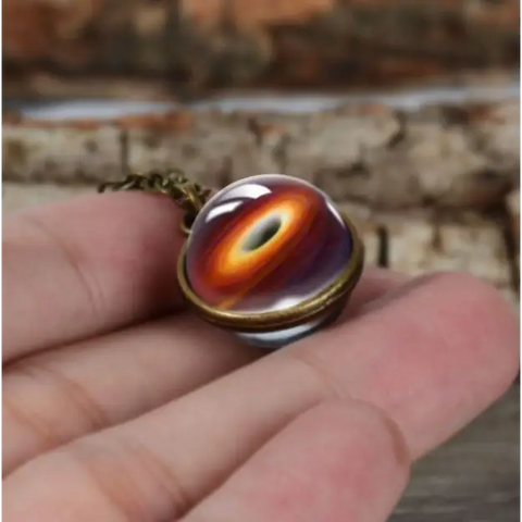 Bronze Galaxy Holes Necklace
