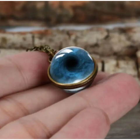 Bronze Galaxy Holes Necklace