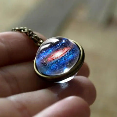 Bronze Galaxy Holes Necklace