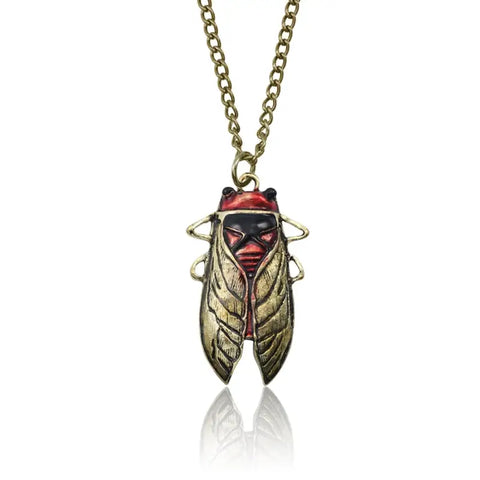 Bug Enamel Necklace