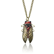 Bug Enamel Necklace