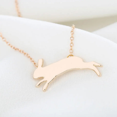 Bunny Running Necklace