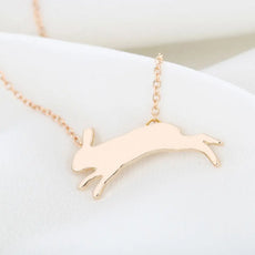 Bunny Running Necklace