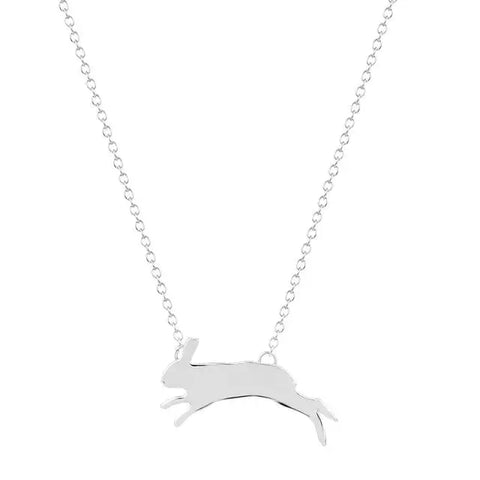 Bunny Running Necklace