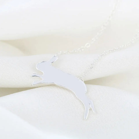 Bunny Running Necklace
