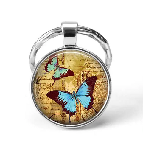 Butterfly Animal Keychain