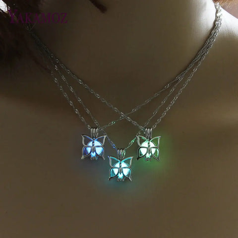 Butterfly Glow in the Dark Necklace