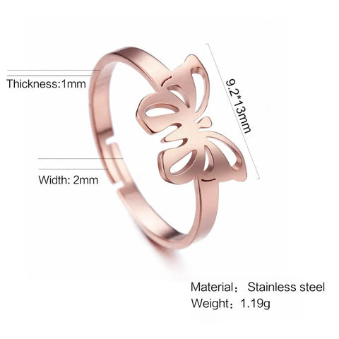 Butterfly Love ring
