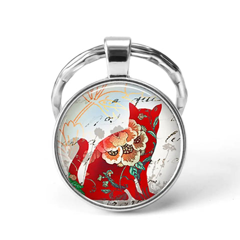 Cat Animal Keychain