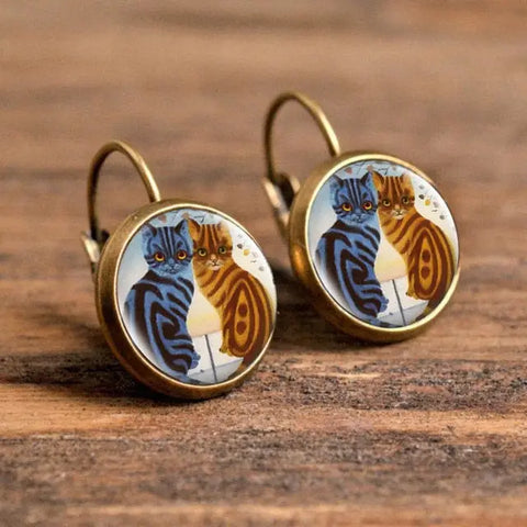 Cat Earrings
