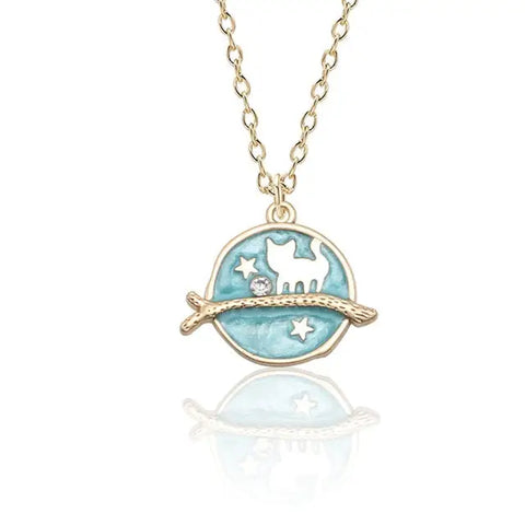 Cat on a Branch Necklace