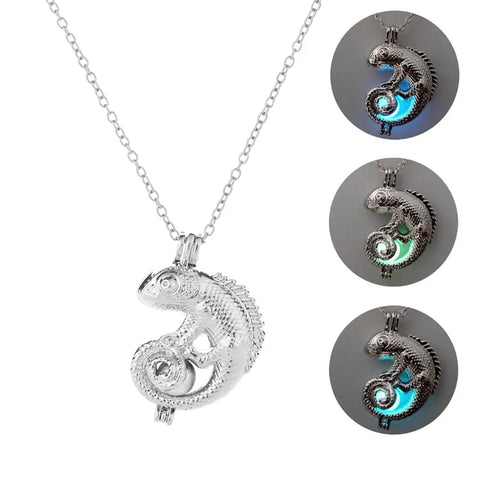 Chameleon Glow in the Dark Necklace