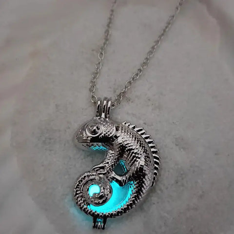 Chameleon Glow in the Dark Necklace