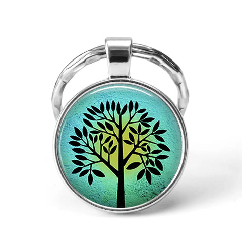 Colorful Tree Keychain