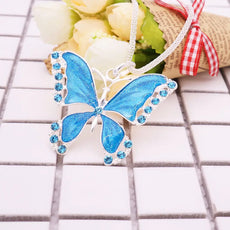 Crystal Butterfly Necklace