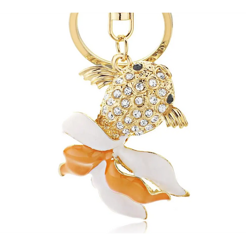 Crystal Fish Keychain