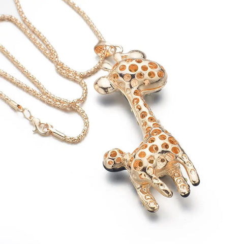 Crystal Giraffe  Necklace