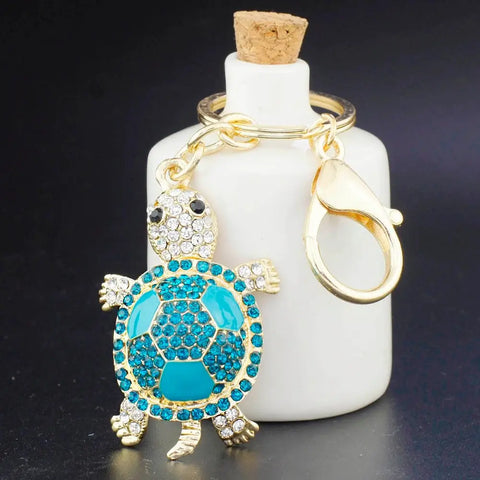 Crystal Turtle  Keychain