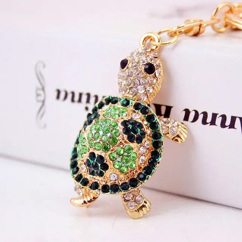 Crystal Turtle  Keychain