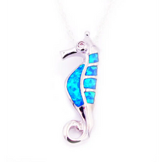 Cute Seahorse Opal Necklace