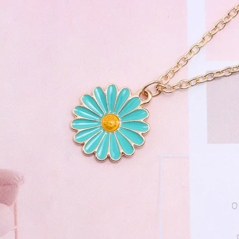 Daisy Enamel Necklace
