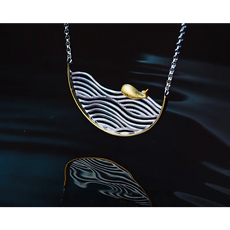 Dancing Whale Necklace
