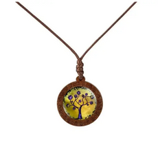 Dashing Nature Wood Necklace
