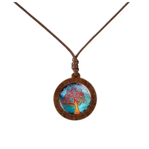 Dashing Nature Wood Necklace