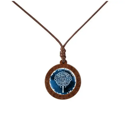 Dashing Nature Wood Necklace