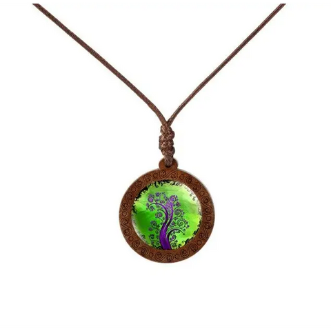Dashing Nature Wood Necklace