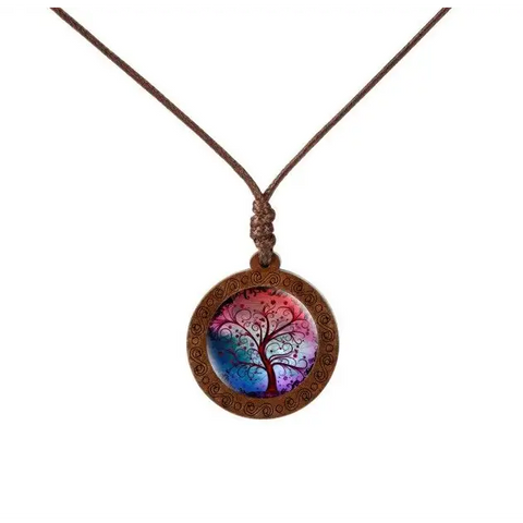 Dashing Nature Wood Necklace