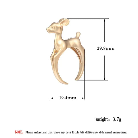 Deer 3D Ring