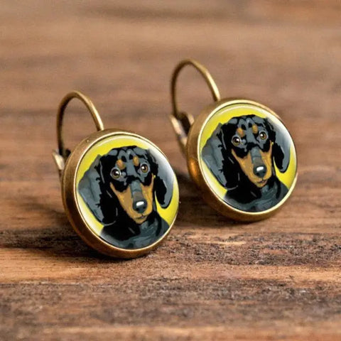 Dog Earrings