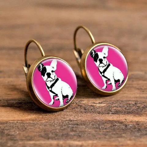 Dog Earrings