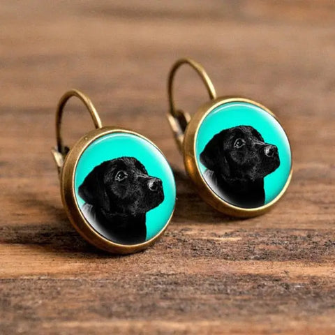 Dog Earrings