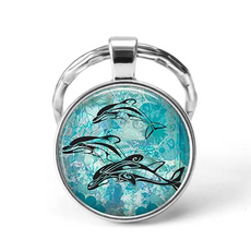 Dolphin Animal Keychain