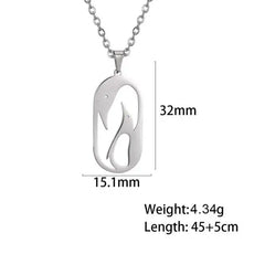 Double-Penguin Necklace