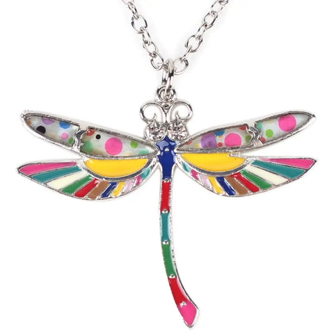 Dragonfly Multicolor Necklace