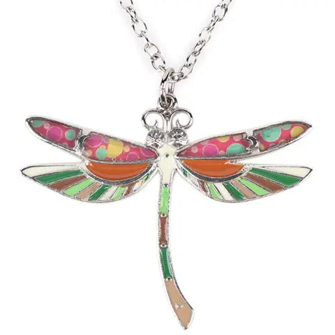 Dragonfly Multicolor Necklace