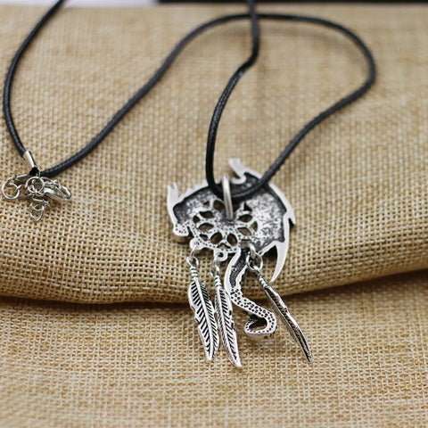 Dreamcatcher with Guardian Dragon Necklace
