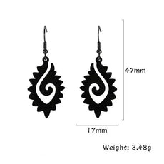 Earings, Model - 3 Black