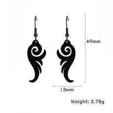 Earings, Model - 4 Black