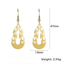 Earings, Model - Bonfire Gold