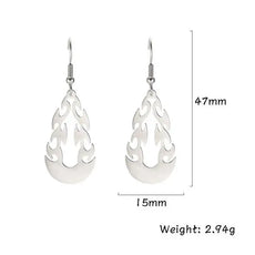 Earings, Model - Bonfire Steel