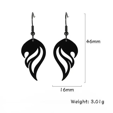 Earings, Model - Flame Black [200003764]