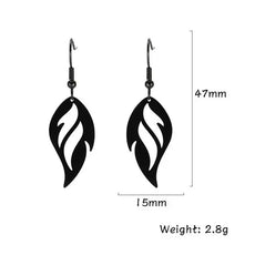 Earings, Model - Flame Black