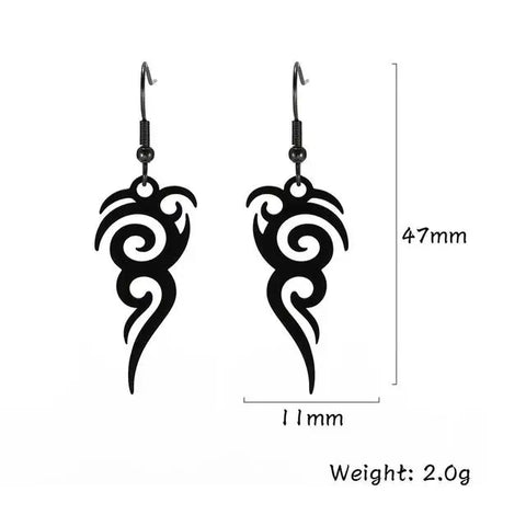 Earings, Model - Totem Black