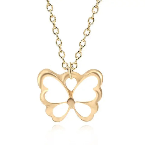 Enamel Butterfly Necklace